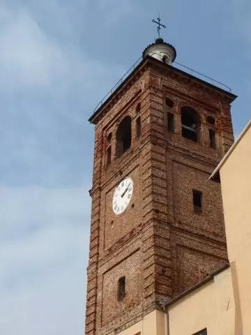 Il campanile prima del restauro